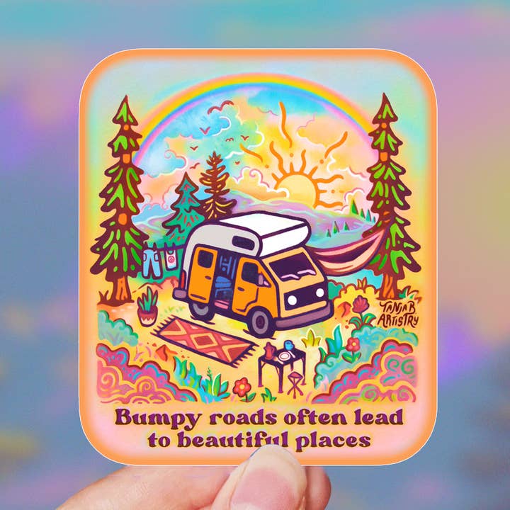 Bumpy Roads - Adesivo per la vendita all'ingrosso da parte di SeeknRevel