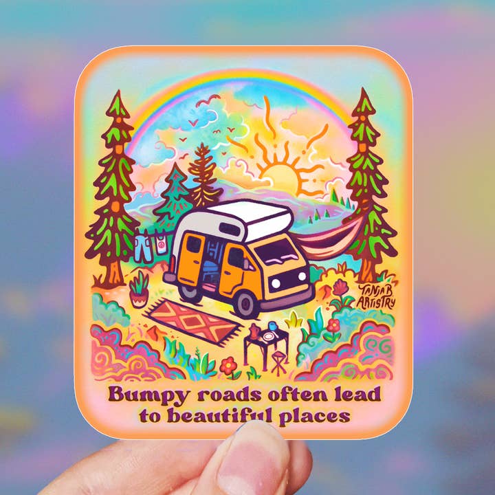 Bumpy Roads - Sticker for wholesale by SeeknRevel