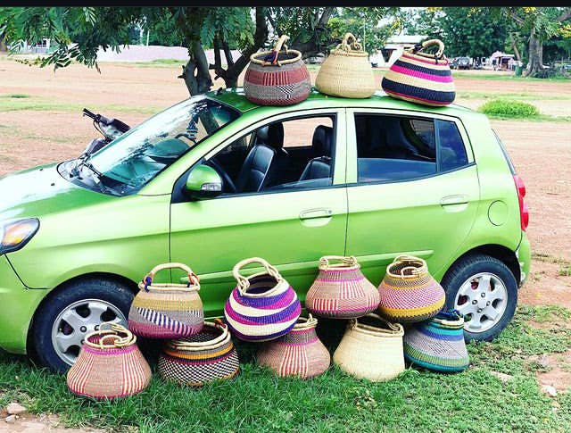 Tanga Baskets - Wholesale Basket - Handwoven Colorful Pot Bolga Baskets - Easter, Summer gift3