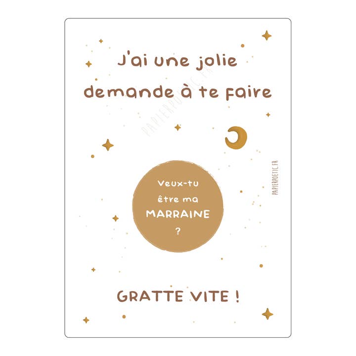 Papier Poetic - Wholesale Baby Card - Scratch Card "Starry Skies" 9 options7