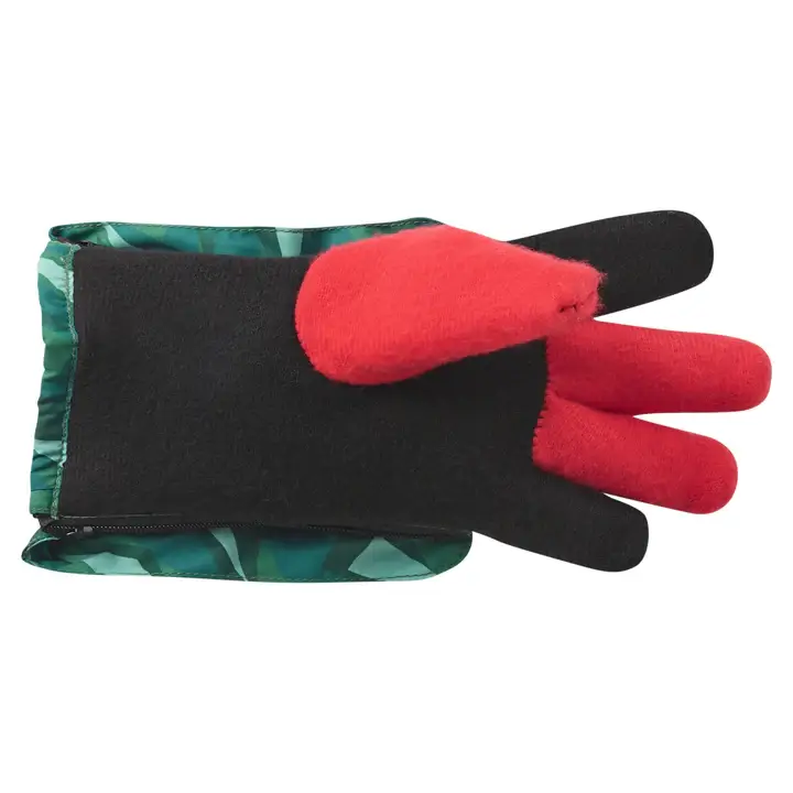 GREEN Boys Zip Gloves for wholesale on Faire4