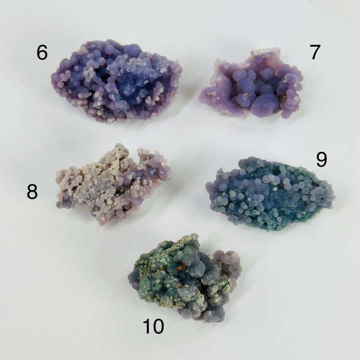 Rock Paradise - Wholesale Spiritual Stone/Crystal - Grape Agate Chalcedony Crystal Clusters Collectors Piece YOU