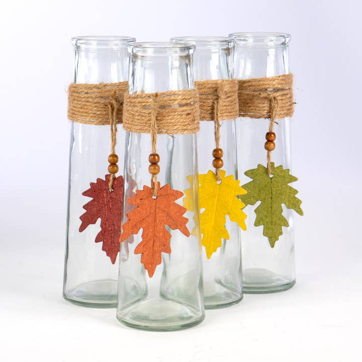 Round Glass Vase 4 Asst. **MM8** for wholesale by Willow Group