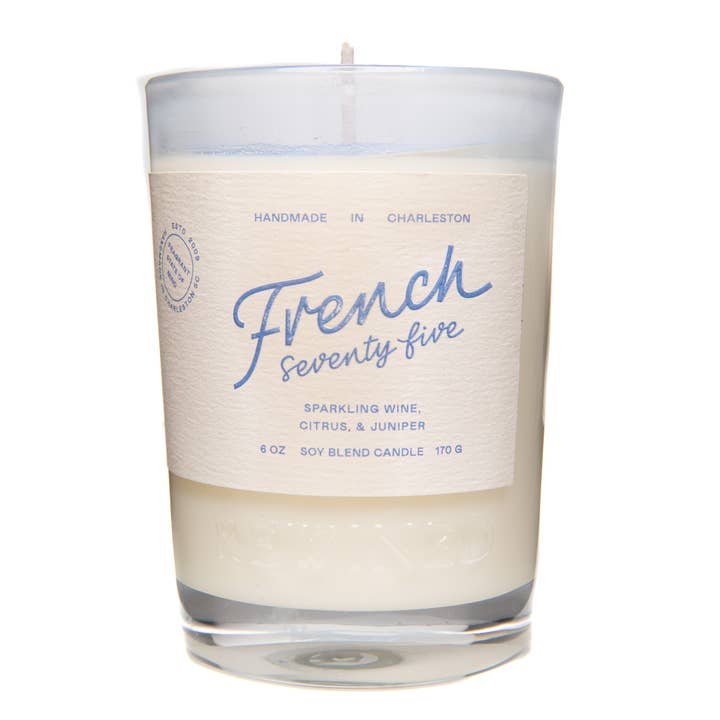 Rewined - Wholesale Jar/Filled Candle - Rewined French 75 Candle 6 oz2