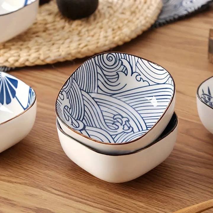 Huis Van Merken - Wholesale Condiment/Dip Bowl - Japanese Ceramic Dipping Sauce Dishes Set - Snack/Hot Pot Seasoning3