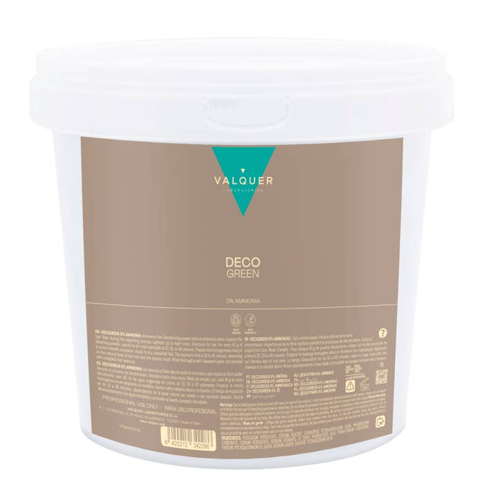 Decogreen 0% ammoniak bleekpoeder - 1000 g voor wholesale door Valquer Laboratorios