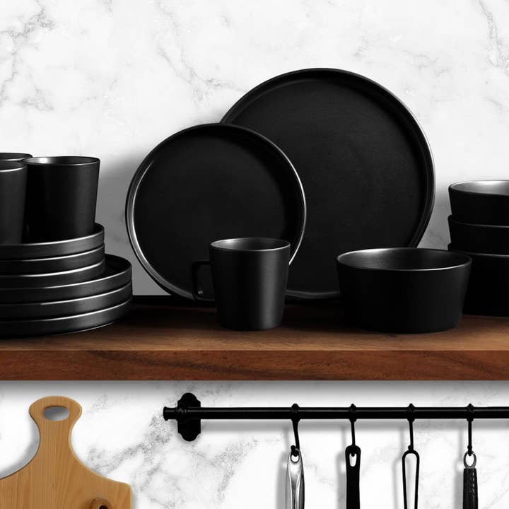 Zulay Kitchen – wholesale Tableware set – Zulay Kitchen Terra 16-Piece Stoneware Dinnerware Set for 4