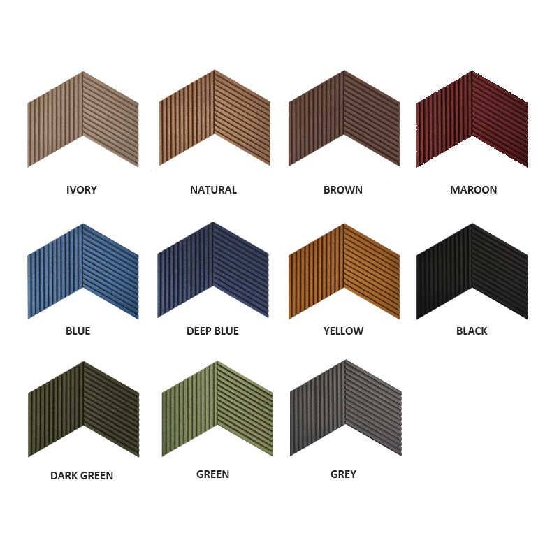 Dekostyl - Vente Panneaux décoratifs - Panneaux muraux 3D en liège acoustiques STRIPE12