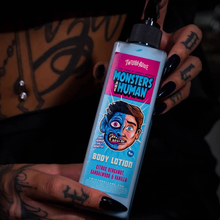 Monsters are Human Body Lotion for wholesale by Twisted Allure