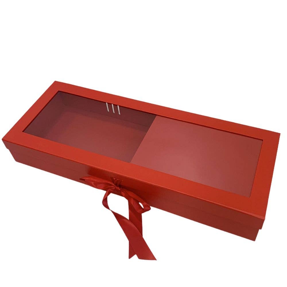 UNIKPACKAGING - Vente Coffrets cadeaux - Grandes boîtes-cadeaux pour roses avec fenêtre transparente et ruban8