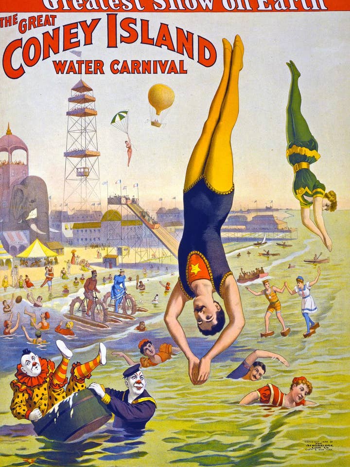 Barnum Bailey Circus Coney Island for wholesale by PosterSource