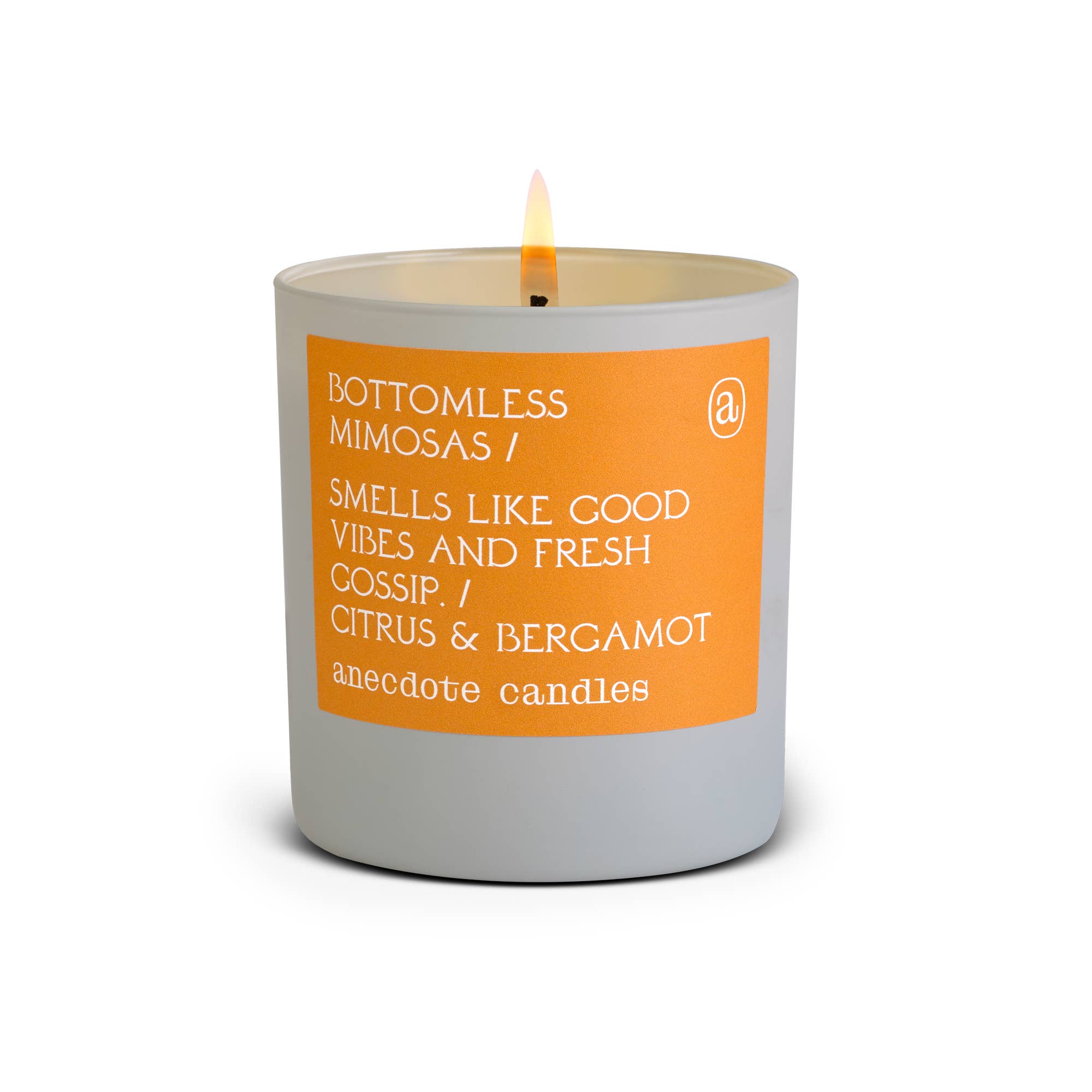 Anecdote Candles - Vendita all'ingrosso Candela in vasetto - Candela Bottomless Mimosas (agrumi e bergamotto)
