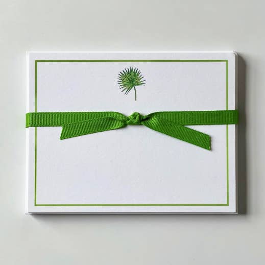Fan Palm - Flat Note Cards for wholesale by Georgetown Paperie