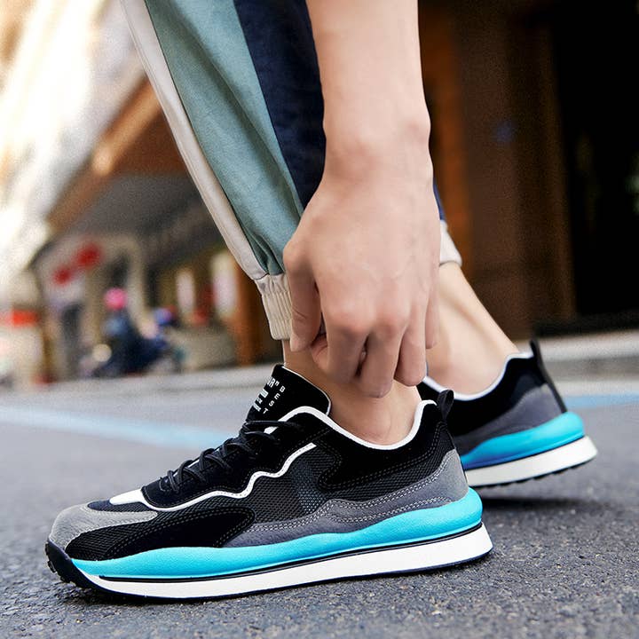 Calseosvic – wholesale Vardagssneakers - Herr – Mäns dagtid p skor med spetsig tå och tjock sula