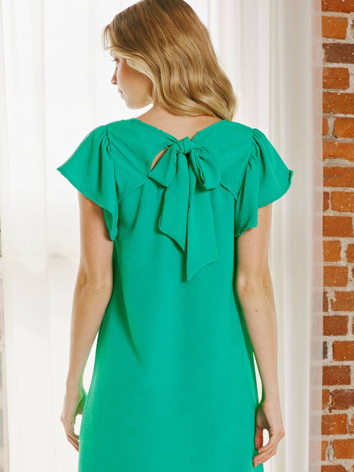 SD4173 - JURK MET EFFEN LUCHTDOORLATENDE MOUWEN voor wholesale door FSL Apparel