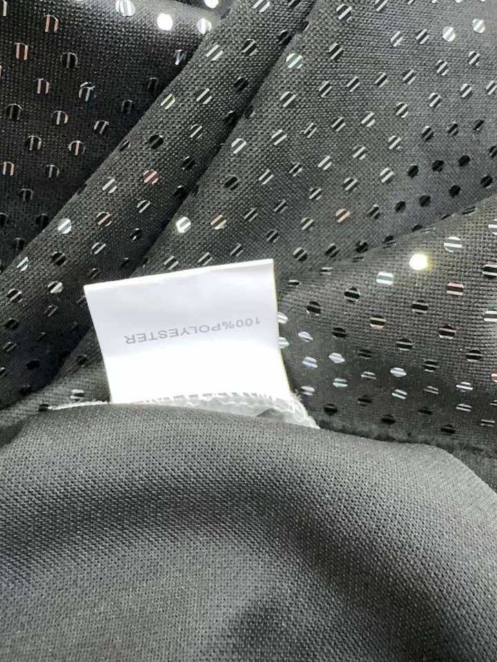 black Sparkling sequin allover t-shirt wide leg pat set for wholesale on Faire6