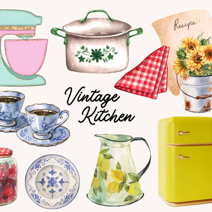 Vintage Kitchen Postcard for wholesale by Piles of Postcards