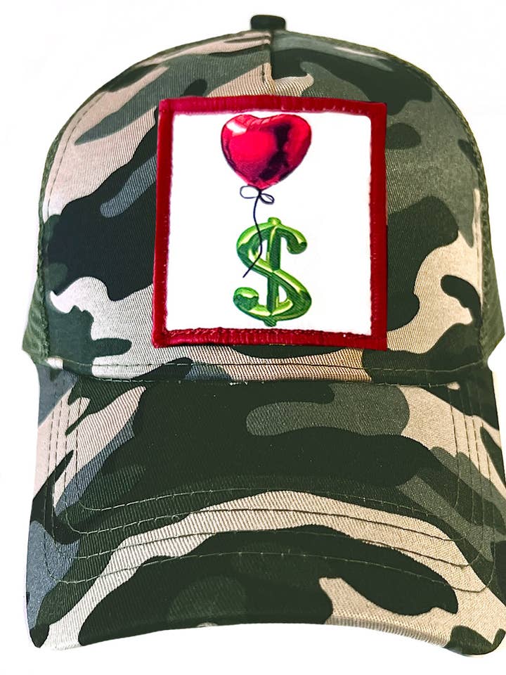 LOVE OVER MONEY HAT for wholesale by ARTNWORDZ LLC