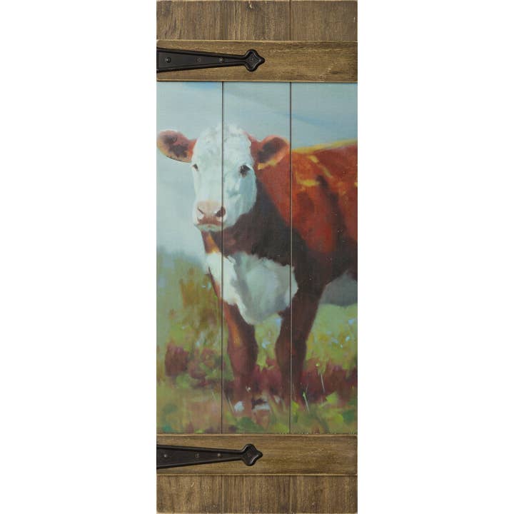 Barn Door - Cow (PC) for wholesale by Audrey's Home & Gift