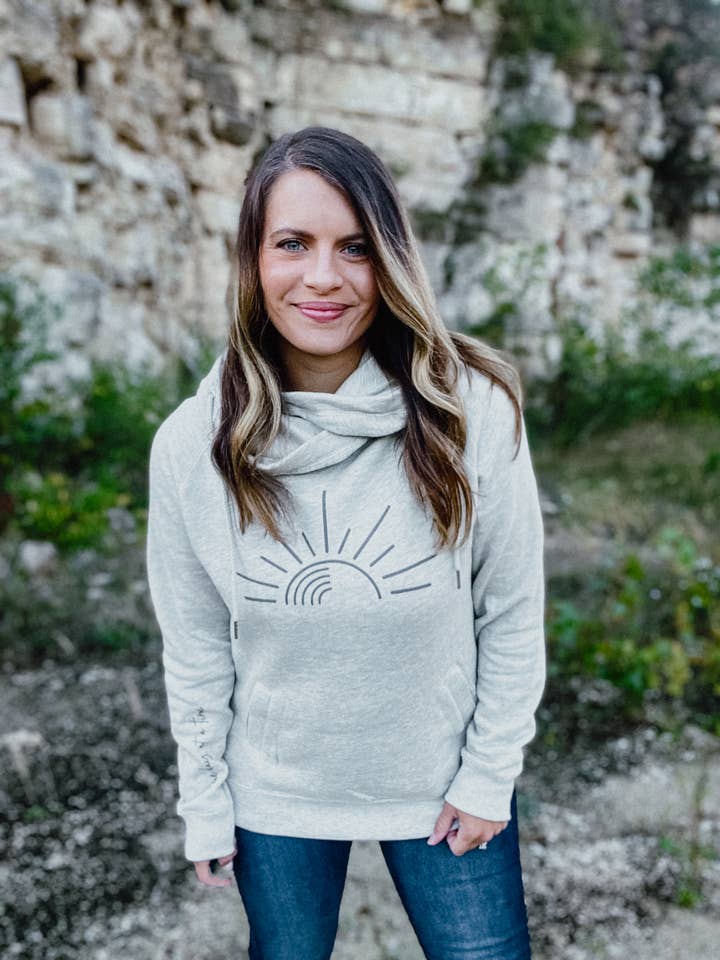 Oatmeal One Day at a Time Sweatshirt for wholesale on Faire3