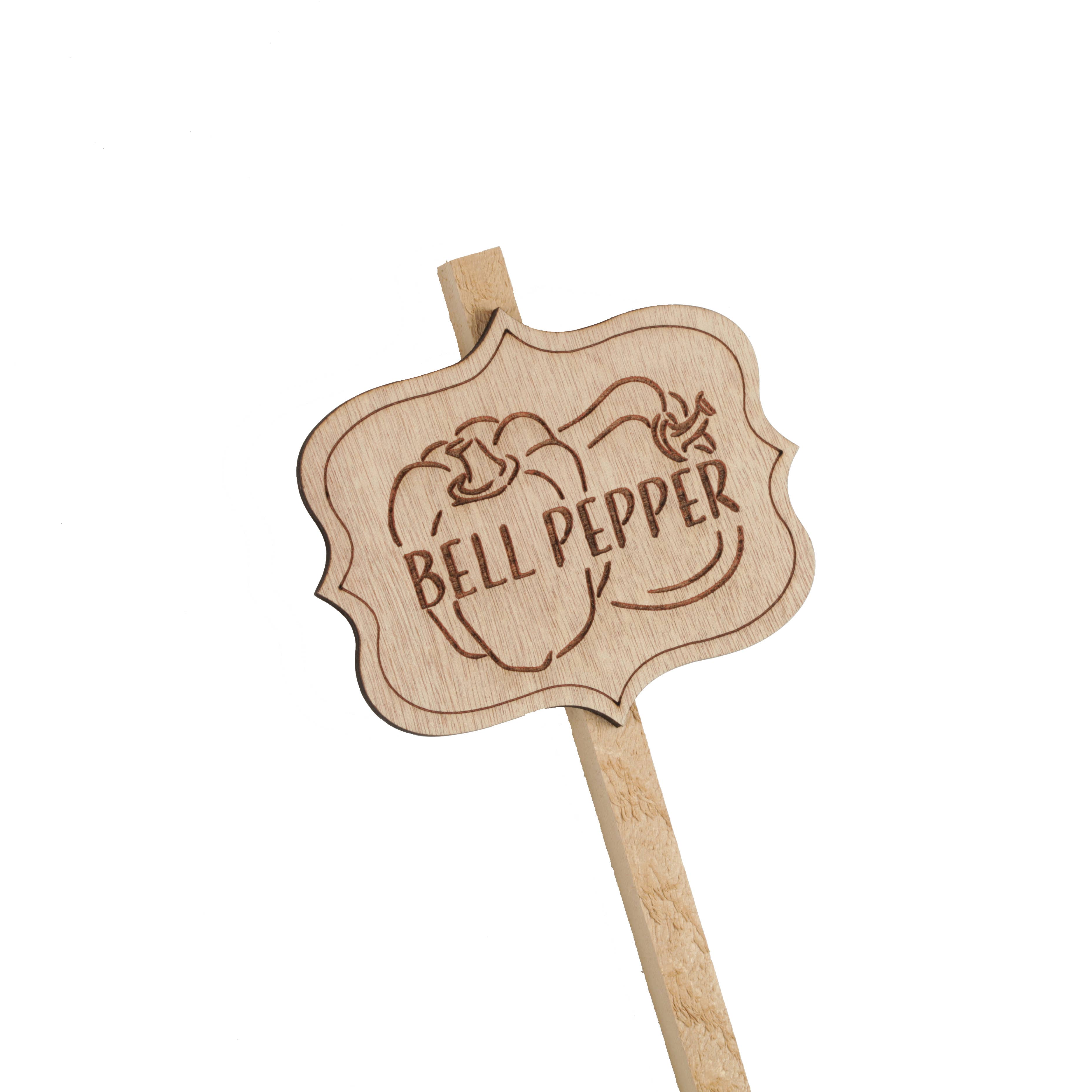 Works of Heart - Wholesale Garden/Lawn Stake - Vegetable Wood Garden Markers9