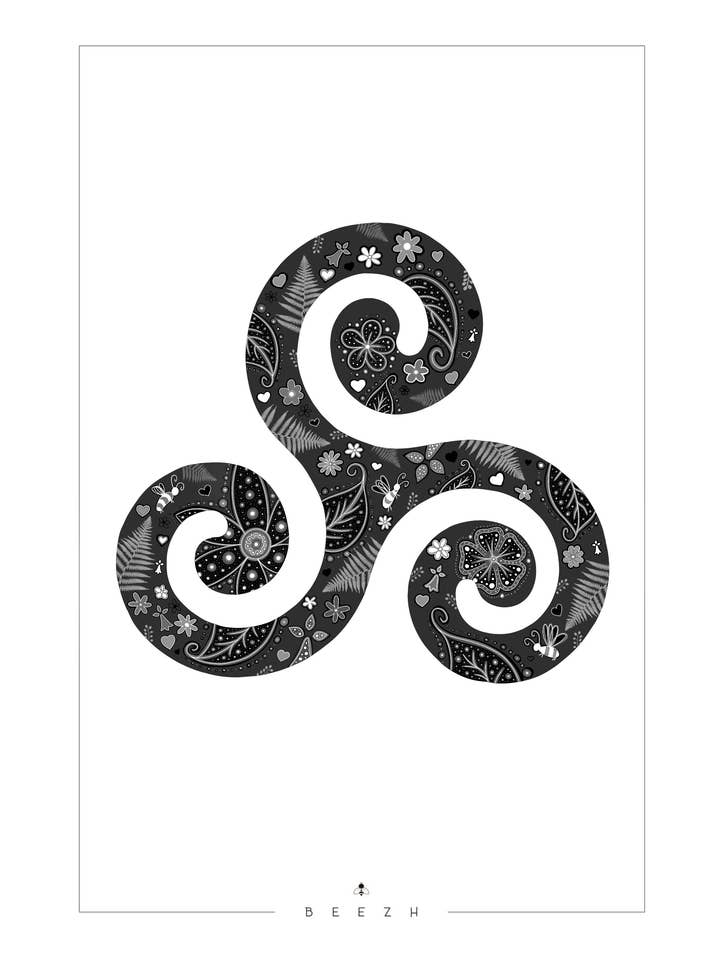 „Triskell“ -Plakat für den Großhandel von BEEZH