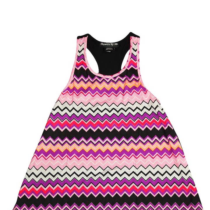 Flowers by Zoe - Mouwloze top voor meisjes - 4 designs - 100% rayon voor wholesale door Eastern Off Price