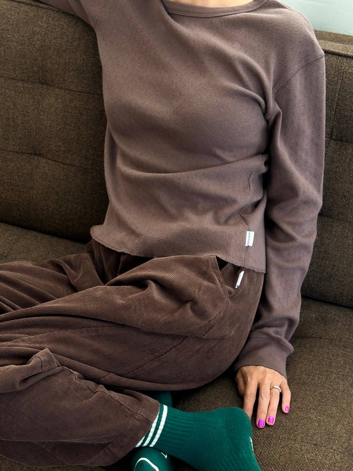 Le Bon Shoppe - Vente T-shirt – femme - T-shirt Fondamental Pointelle (2S-2M-1L)11