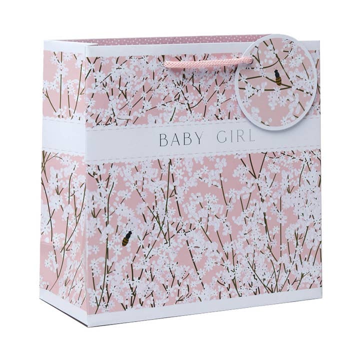 Gypsophila Pink Medium Bag for wholesale by Belly Button Designs