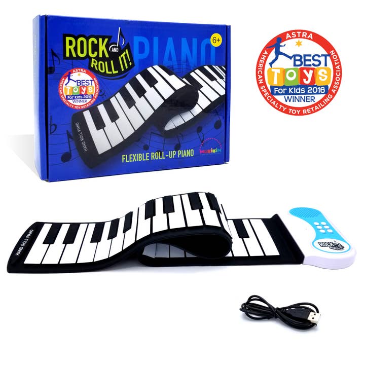 MukikiM Toys & Games - Wholesale Musical Toy - Kids & Baby - Classic Piano - 49 Standard Keys Electronic Silicone Pad