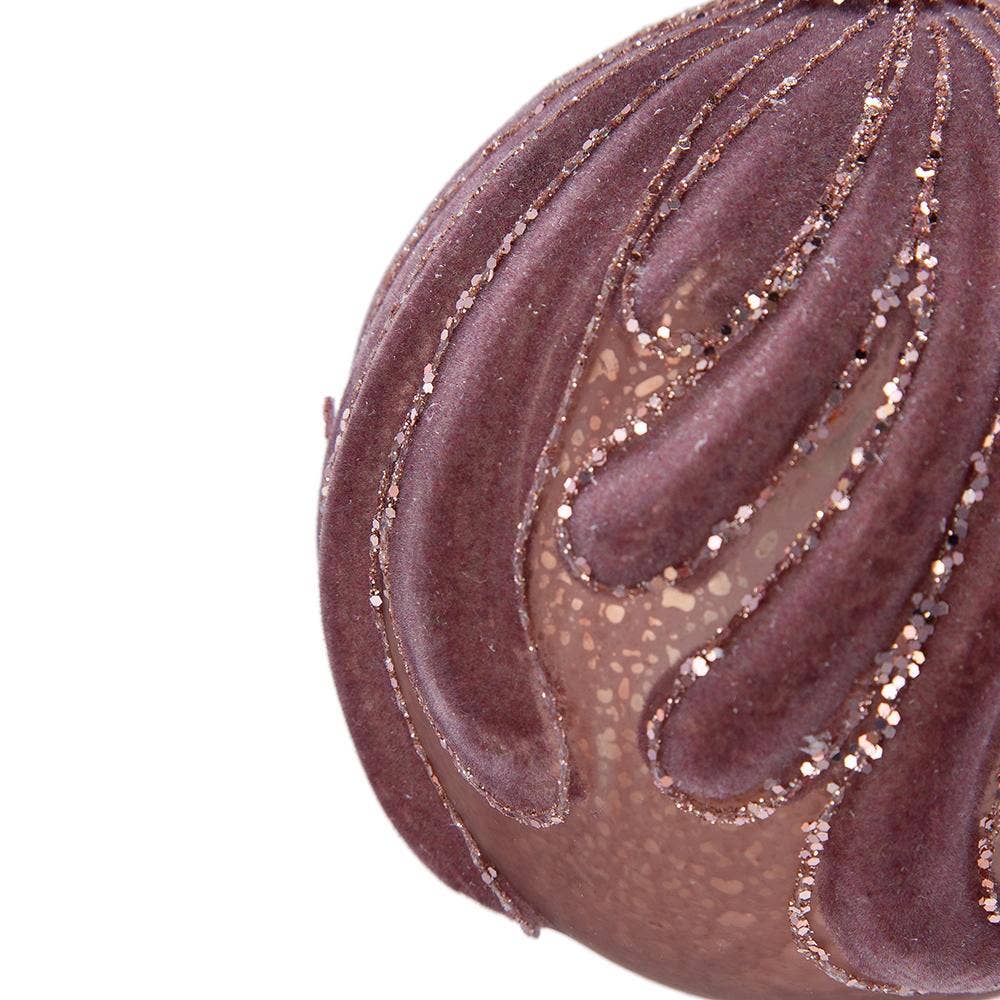 A&B Home Group Inc. - Wholesale Ornament - D4" Plum Radiance Glass Ornament4