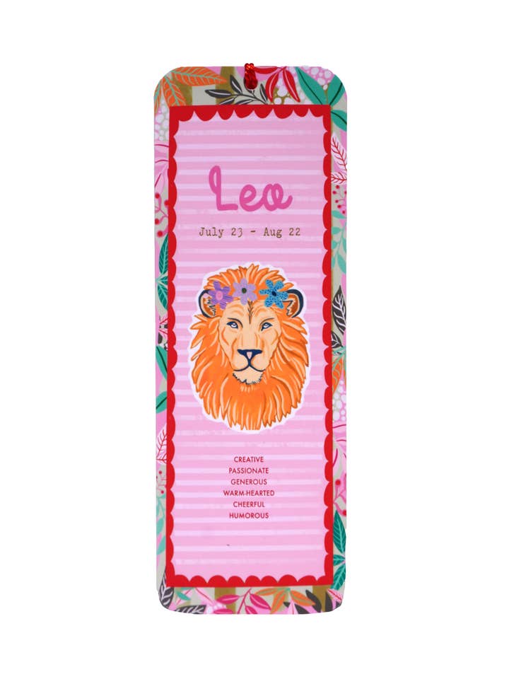 Leo bookmark for wholesale by Lousurfacepattern