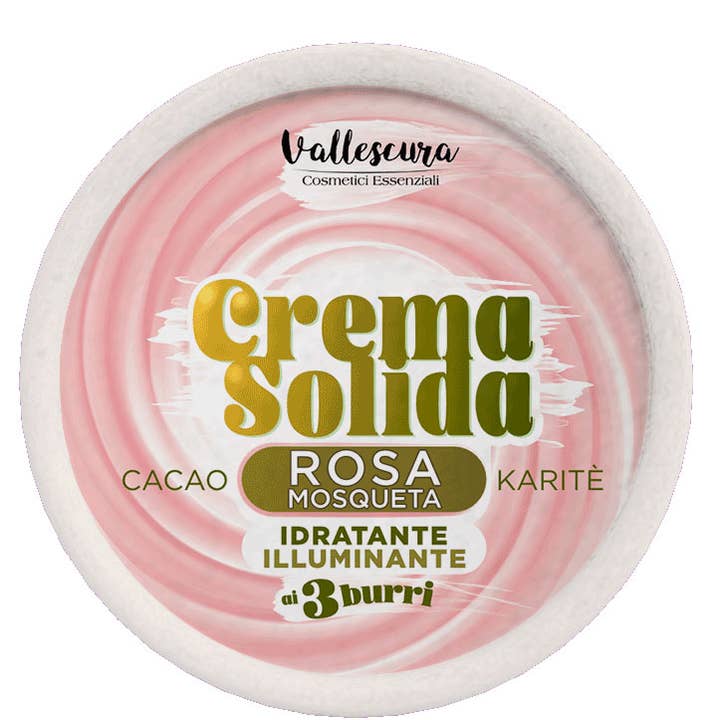 Rosa Mosqueta Feuchtigkeitsspendende feste Körpercreme für den Großhandel von Vallescura Handmade