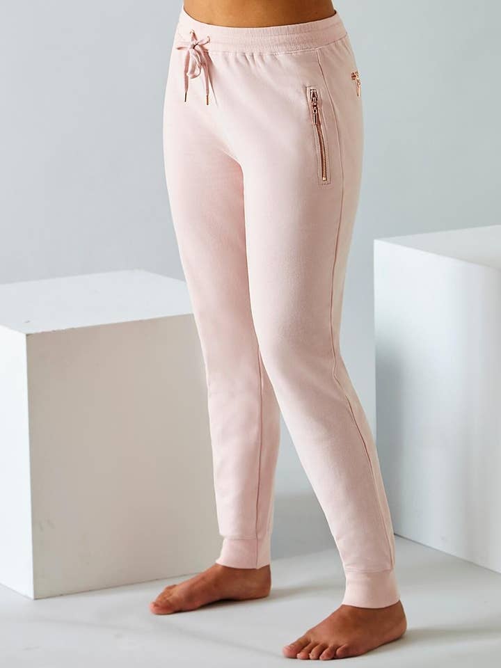 Aida Side Pocket Joggers - Blush for wholesale by Doven
