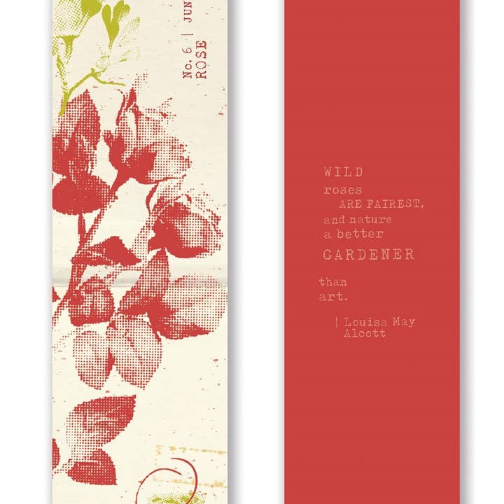 Gibbs Smith - Wholesale Bookmark - Mark the Year Bookmark Box A Floral Bookmark for Each Month6