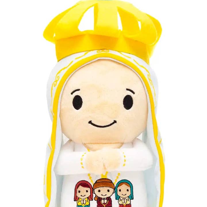 Our Lady Fatima Catholic Plush Doll 8" | Peace & Prayer for wholesale by Little Drops of Water®