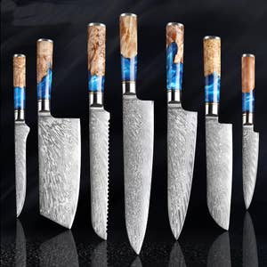 Wholesale Moonlight Granite Handle - 8 Inch Chef Knife for your store -  Faire