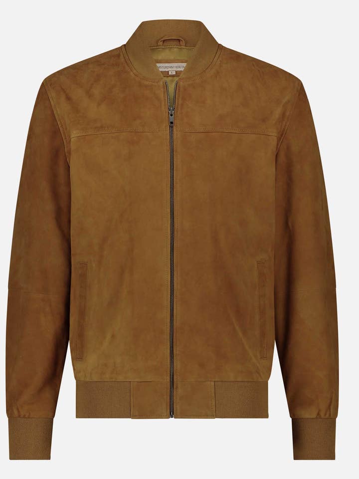 Douglas | Veste bomber en cuir suédé pour homme pour la vente par Amsterdam Heritage Men's