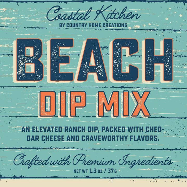 Coastal Kitchen Beach Dip Mix for wholesale by Country Home Creations