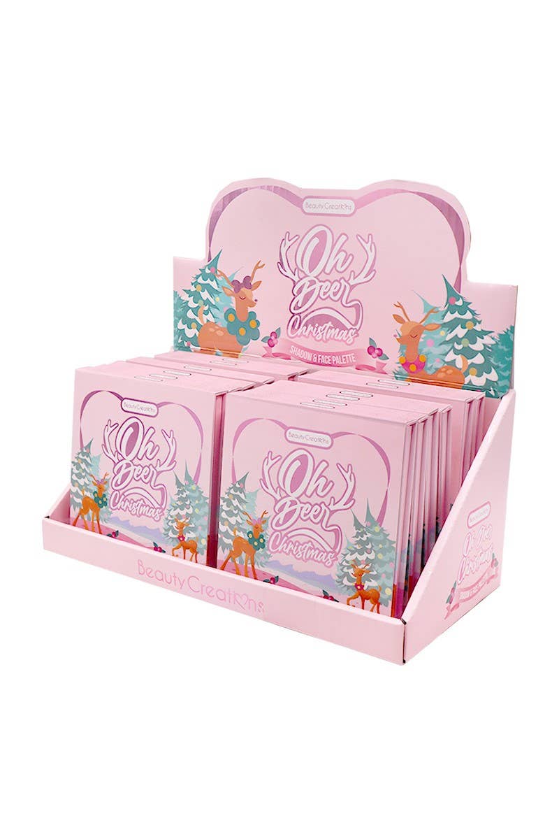 PINEAPPLE Beauty - Wholesale Face Makeup Palette - Beauty Creations BCRC-FPDISPLAY Oh Deer Face Palette - 12 2