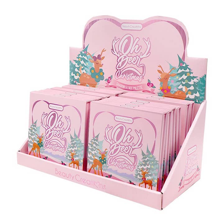 PINEAPPLE Beauty - Wholesale Face Makeup Palette - Beauty Creations BCRC-FPDISPLAY Oh Deer Face Palette - 12 2