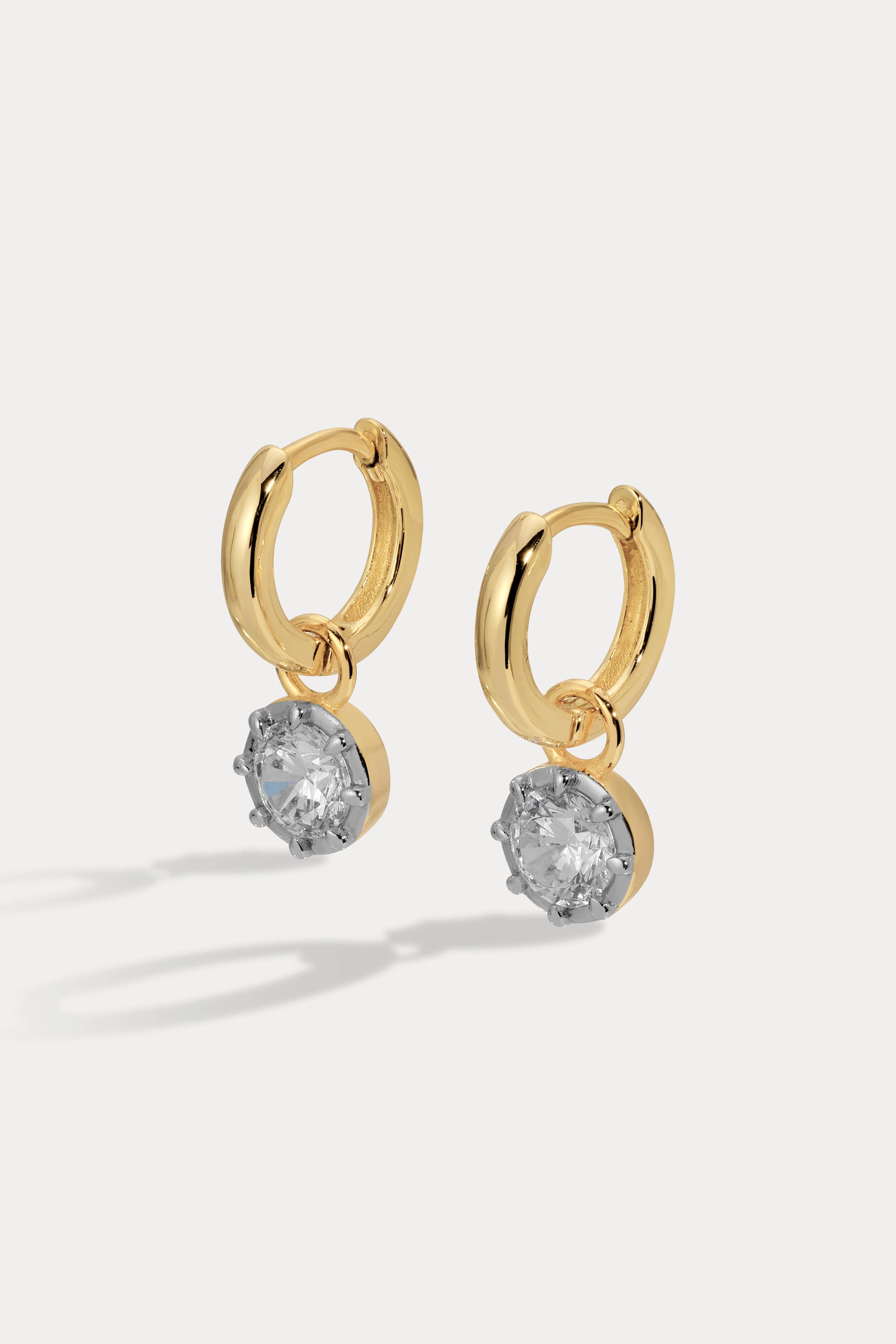 Lili Claspe - Wholesale Huggie Earrings - Petite Celeste Charm Huggies4