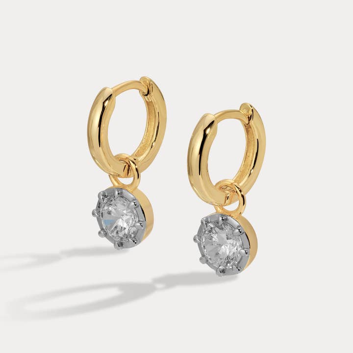 Lili Claspe - Wholesale Huggie Earrings - Petite Celeste Charm Huggies4