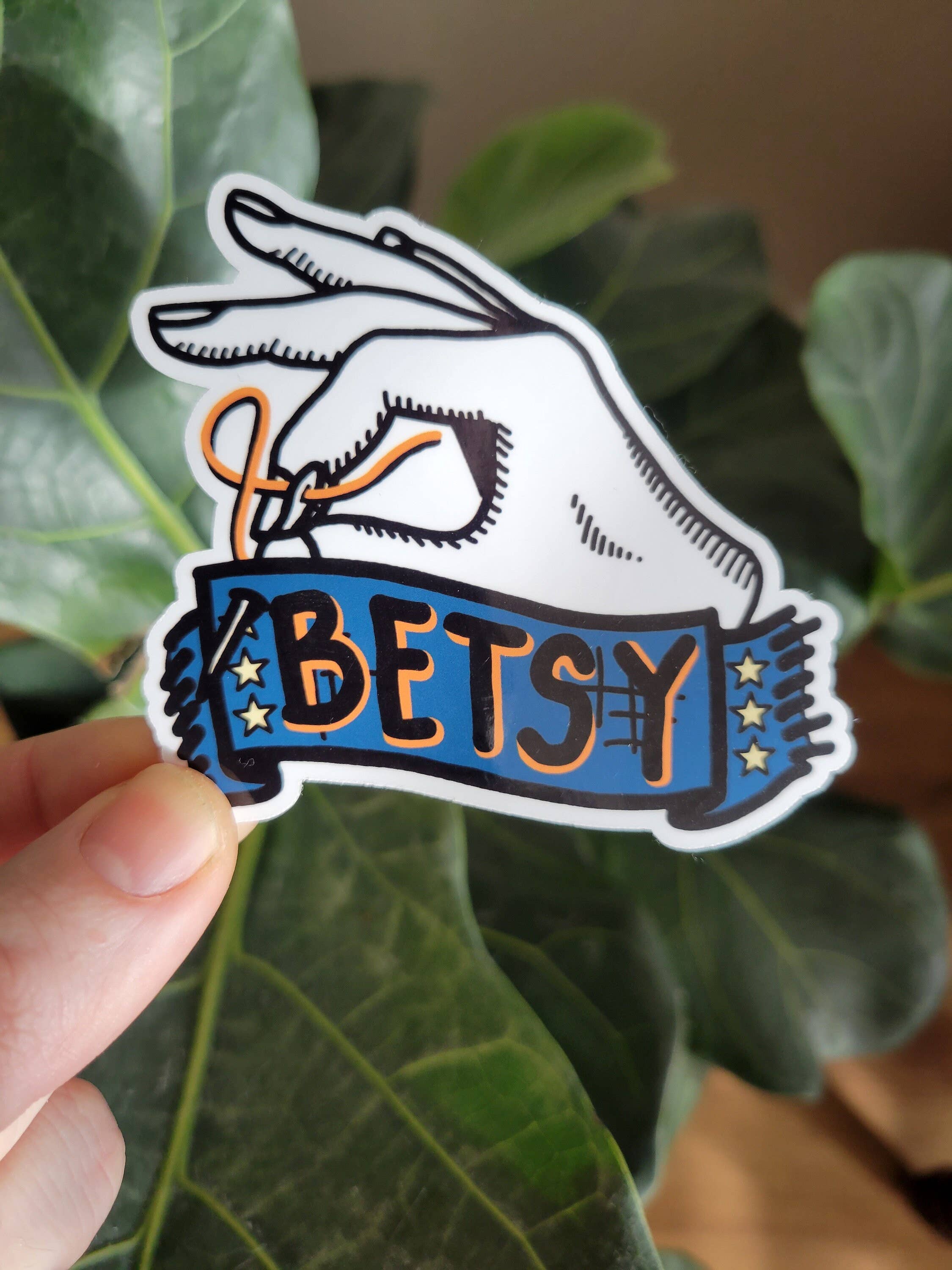 Pilgrim Trading Post – Engroshandel Klistermærke – Betsy Ross klistermærke | Amerikansk kvinders historie1