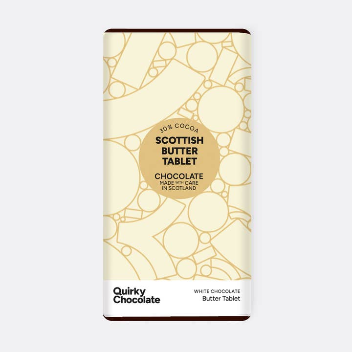 Quirky Chocolate - Wholesale Chocolate Bar - Butter Tablet Chocolate Bar, 100g