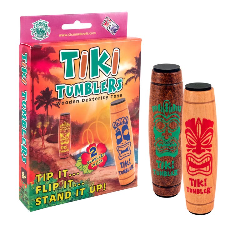 Channel Craft - Wholesale Wood Toy - Kids - Tiki Tumblers Box Set