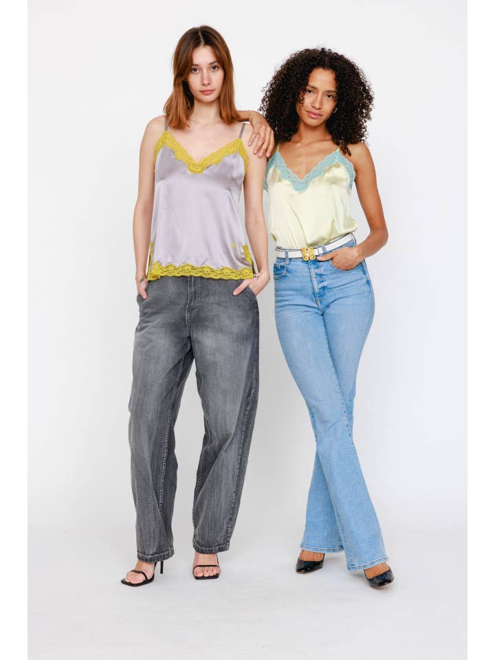 Vannina Vesperini - Wholesale Camisole - Women's - Caraco, the Original Grapefruit - Mint