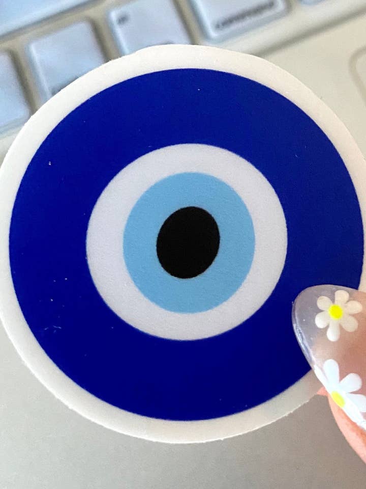 Evil Eye Vinyl Sticker | Laptop Sticker | All Seeing Eye | Vinyl Waterproof Decal | Protection Symbol for wholesale by Papi Hour