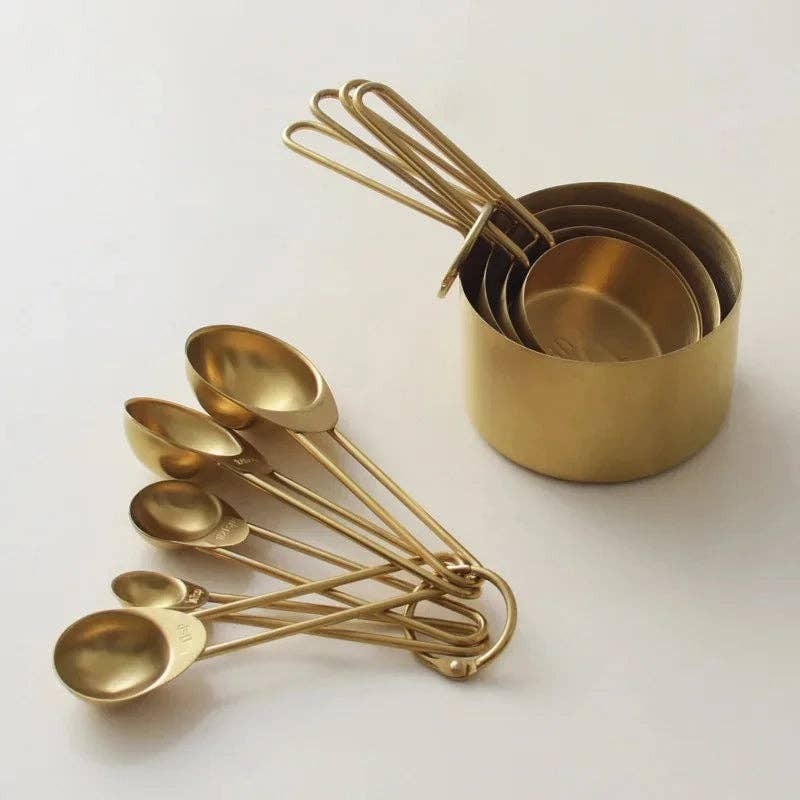 Kiyo Home - Wholesale Measuring Cup - 9-Piece Gold Measuring Set | Stainless Steel | Baking Tools4