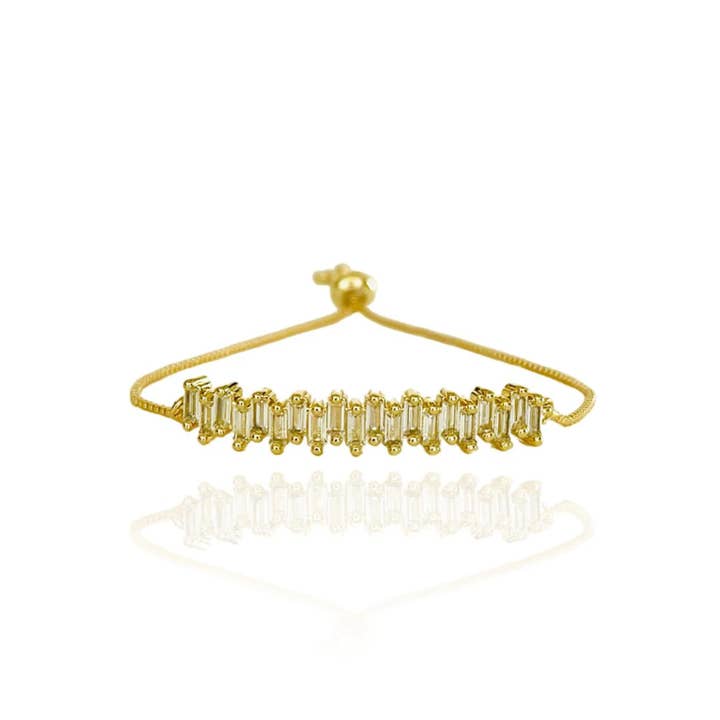 The Crystal Cluster Bracelet - Everyday Layering Essential for wholesale by Hudson and Birch